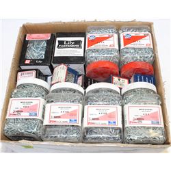 CASE OF ASSORTED COMMERCIAL SCREWS WOOD FINISHING