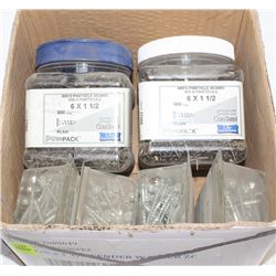 CASE OF ASSORTED COMMERCIAL SCREWS WOOD FINISHING