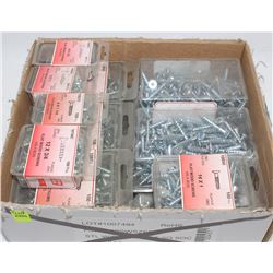 CASE OF ASSORTED COMMERCIAL SCREWS WOOD FINISHING