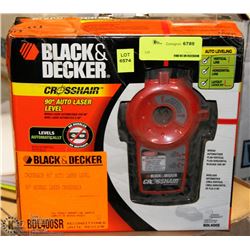 NEW B&D CROSSHAIR 90 DEGREE AUTO LASER LEVEL