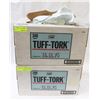 Image 1 : 2 BOXES OF TOUGH TORQUE HD NON WOVEN WIPING RAGS