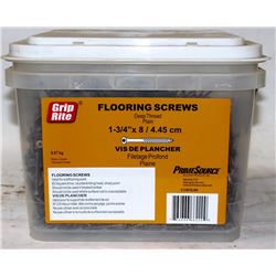 PAIL OF GRIP-RITE FLOORING SCREWS 1-3/4" X 8