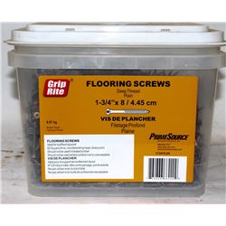 PAIL OF GRIP-RITE FLOORING SCREWS 1-3/4" X 8