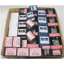 CASE OF ASSORTED GRIP-RITE FLAT WOOD SCREWS