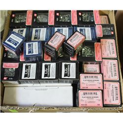 CASE OF ASSORTED GRIP-RITE FLAT WOOD SCREWS