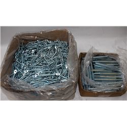 CASE OF ZINC PLATED LAG-BOLT SCREWS 1/4 X 3"