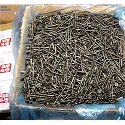 CASE OF GRIP-RITE PARTICLE BOARD-SCREWS 2" X 8
