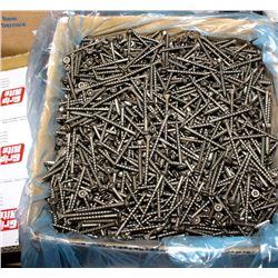 CASE OF GRIP-RITE PARTICLE BOARD-SCREWS 2  X 8