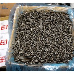 CASE OF GRIP-RITE PARTICLE BOARD-SCREWS 2" X 8