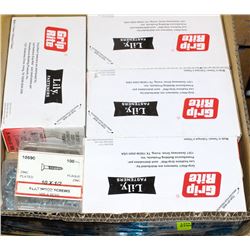 FLAT OF ASSORTED GRIP-RITE FASTENERS