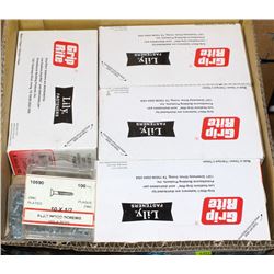 FLAT OF ASSORTED GRIP-RITE FASTENERS