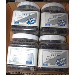 FLAT OF ASSORTED GRIP-RITE FASTENERS / SCREWS