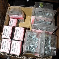FLAT OF ASSORTED GRIP-RITE FASTENERS / SCREWS