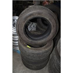 SET OF 4 MICHELIN PREMIER LTX 245/65/R17 TIRES