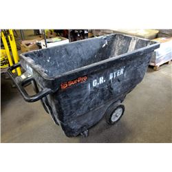 LARGE COMMERCIAL PLASTIC WASTBIN ON WHEELS
