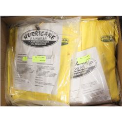 LOT OF 6 HURRICANE RAINWEAR SIZE: SMALL