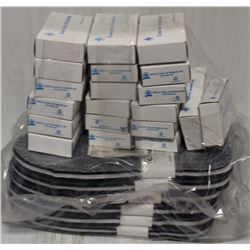 LOT OF GANKA POLYESTER W/ METALLIC FILM