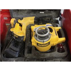 DEWALT 18V CORDLESS ROTARY LASER WITH REMOTE
