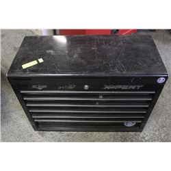 BLACK 'RONA EXPERT' 5 DRAWER TOOL CHEST  W/ TOP
