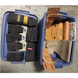 TOTE OF BELT CLIP ACCESSORIES