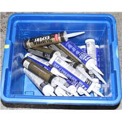 LOT OF THERMO-PLASTIC SEALANT AND BLACK SEALANT