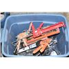 Image 1 : TOTE OF ASSORTED CAULKING GUNS