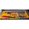 Image 1 : WORKFORCE TOOL BOX WITH ASSORTED TOOLS.