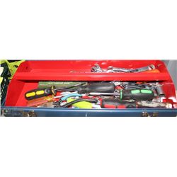 BEACH TOOL BOX FULL OF TOOLS