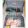 Image 1 : LOT OF 2 TOOLBOXES AND MISC. CONTENTS