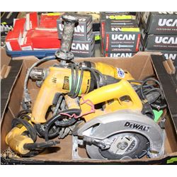 LOT OF ASSORTED DEWALT PRODUCTS