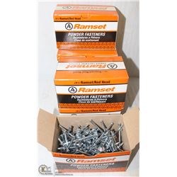 6 BOXES OF RAMSET DRIVE PINS 3" X 6MM