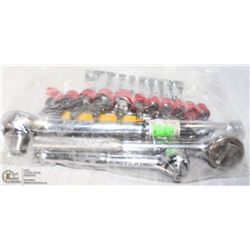BAG OF ASST SOCKET WRENCHES AND DRIVES