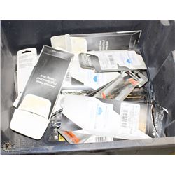 TOTE OF WOOD AND METAL BORING BITS BLACK OXIDE