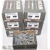 Image 1 : SEVEN SMALL BOXES OF 1/4' X 3' NAIL DRIVE