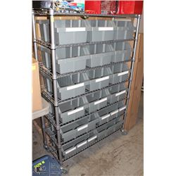 16 BASKET CHROME WIRE MOBILE PARTS SHELF NEW