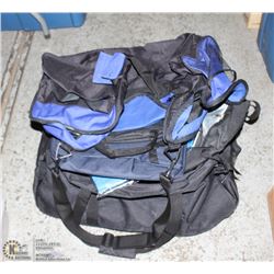 DUFFLE BAG OF VARIOUS BAGS