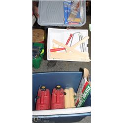 TOTE / PAINTER TRAYS DISH RACK 2 JERRY CANS