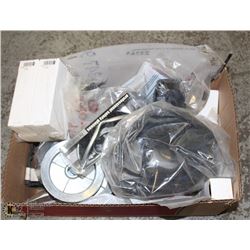 BOX OF MISC. DRILL BITS POLYCARBONATE FLASHES