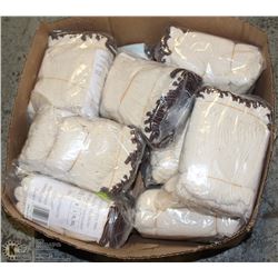 BOX OF LARGE COTTON WORK GLOVES