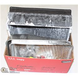 BOX OF PAINTER TRAYS AND OTHER