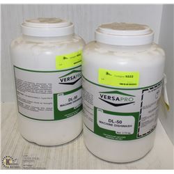 2 JARS OF VERSAPRO DL-50 MACHINE DISH WASH POWDER