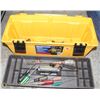 Image 1 : TOOLBOX WITH CONTENTS - YELLOW PLASTIC