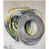Image 1 : LOT OF 2 EXTENSION CORDS AND APPROX 30FT OF