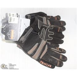 3 PAIRS OF ERGODYNE PROTECTION GLOVES - SIZE L
