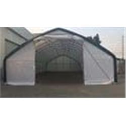 30FT X 50FT X 16FT STRAIGHT WALL PEAK SHELTER WITH