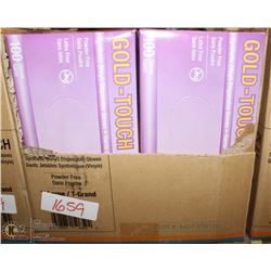 CASE OF GOLD TOUCH SYNTHETIC VINYL DISPOSABLE