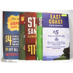 13 ALCOHOL BAR BEER SIGNS