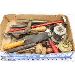 FLAT OF VINTAGE TOOLS