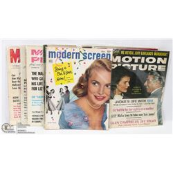 10 VINTAGE MOVIE MAGAZINES