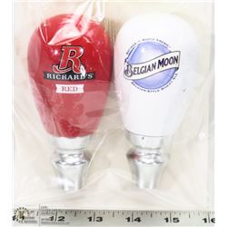 2 BEER TAPS RICKARDS AND BELGIAN MOON